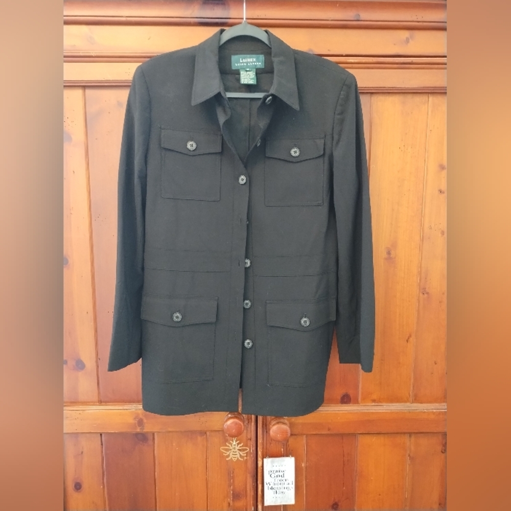 Lauren Ralph Lauren four pocket wool jacket size 10